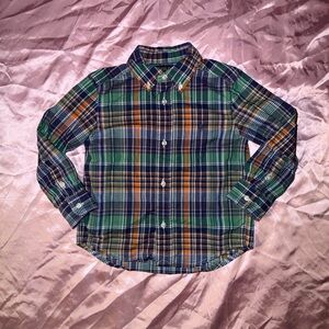 Ralph Lauren Plaid toddler (3) button down